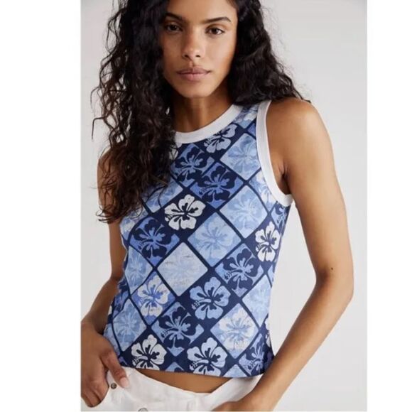 Daydreamer x free people hibiscus tank - Picture 1 of 4